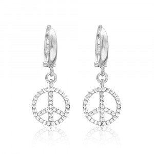 Cercei argint Peace and Love DiAmanti DIA3139-EAR (Argint 925‰ 2,7 g.)